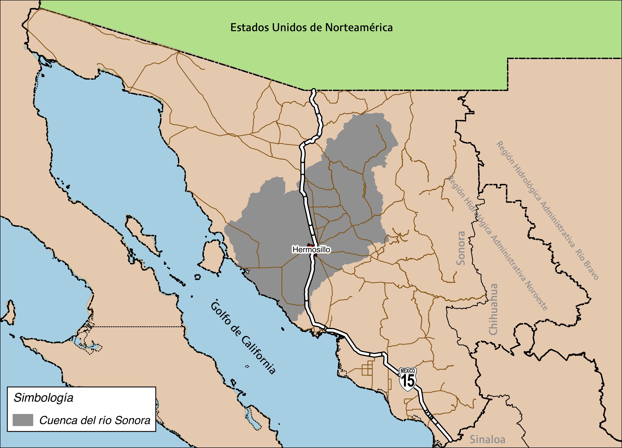 Cuenca del río Sonora